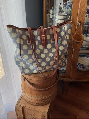 Dooney & Bourke Polka Dot Tote Bag xxl